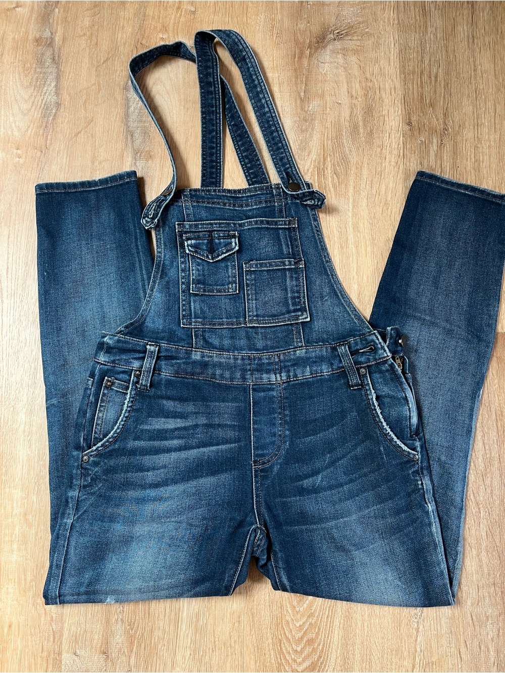 Free People Denim Overalls Size 24
